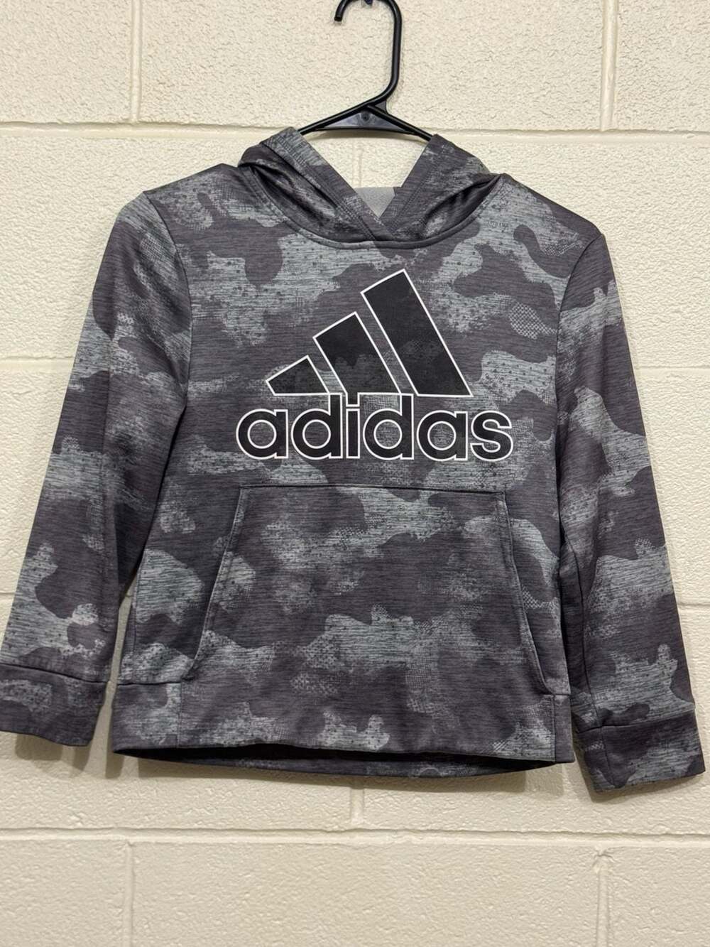 adidas Boys Active Sport Athletic Pullover Hooded Sweatshirt Sweatshirt 8